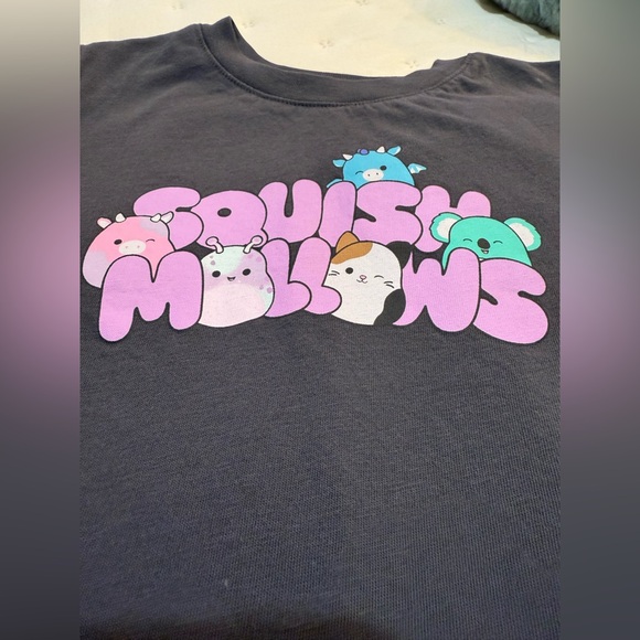 H&M Squishmallow Three Tee bundle 5T plus Squishmallow Slippers Size 11/12 - Picture 3 of 9